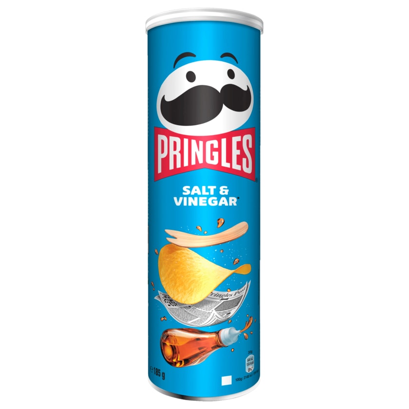 Pringles Salt & Vinegar Chips 185g